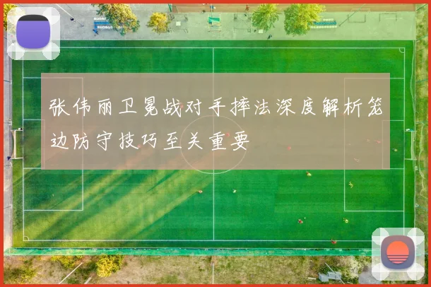 张伟丽卫冕战对手摔法深度解析笼边防守技巧至关重要